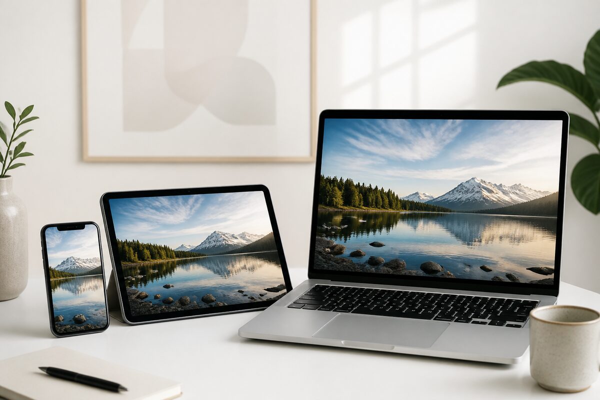 Responsive Frontend und Admin